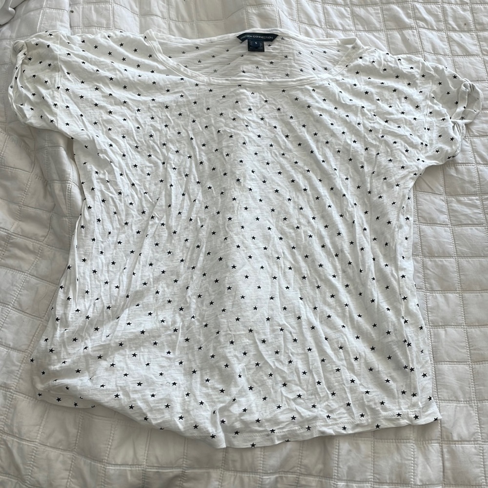 Star print tee shirt